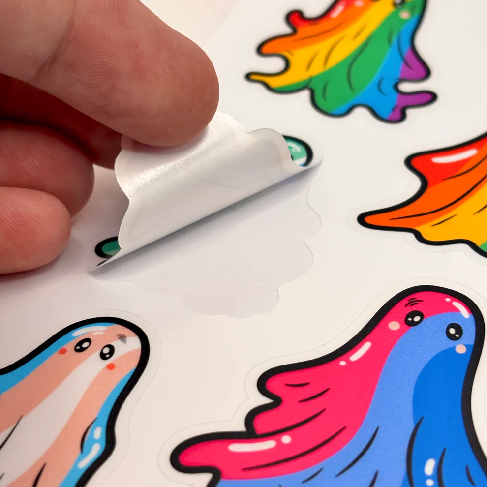 Tem decal nhựa khổ A3, chống nước tuyệt đối - Vinyl Sticker Paper